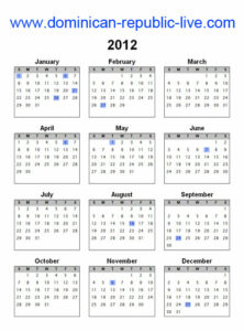 2012 - Calendar