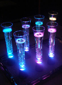 Fluorescent Christmas Table 02