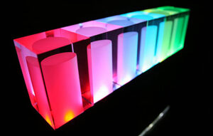 Fluorescent Christmas Table 03