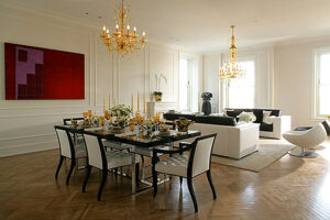 Golden Christmas Table 03