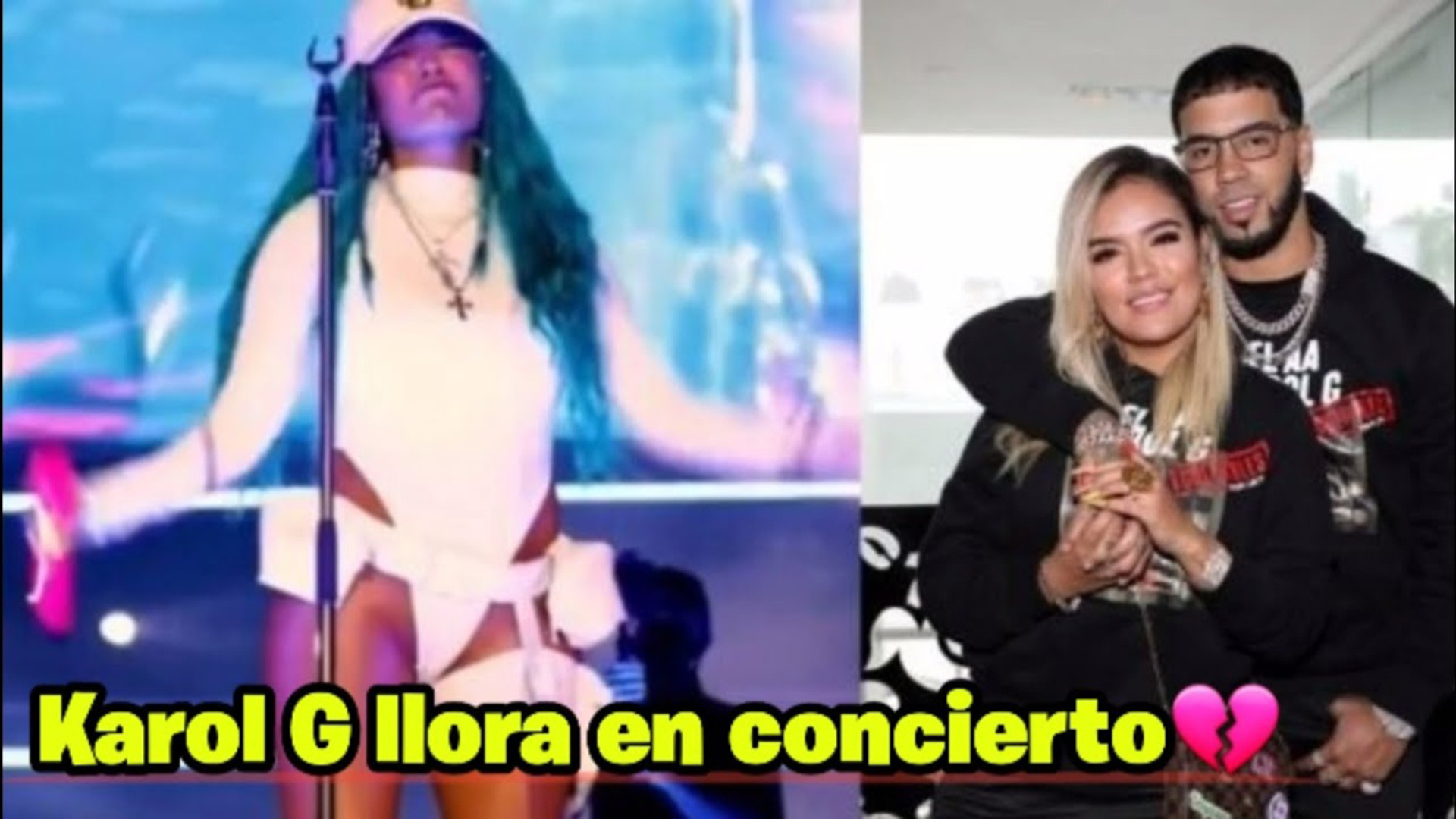 Karol G breaks down in tears after performing song she dedicated to