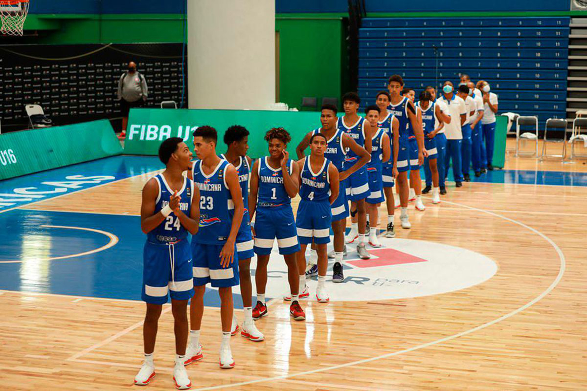 Dominican Republic defeated Puerto Rico in U16 basketball tournament