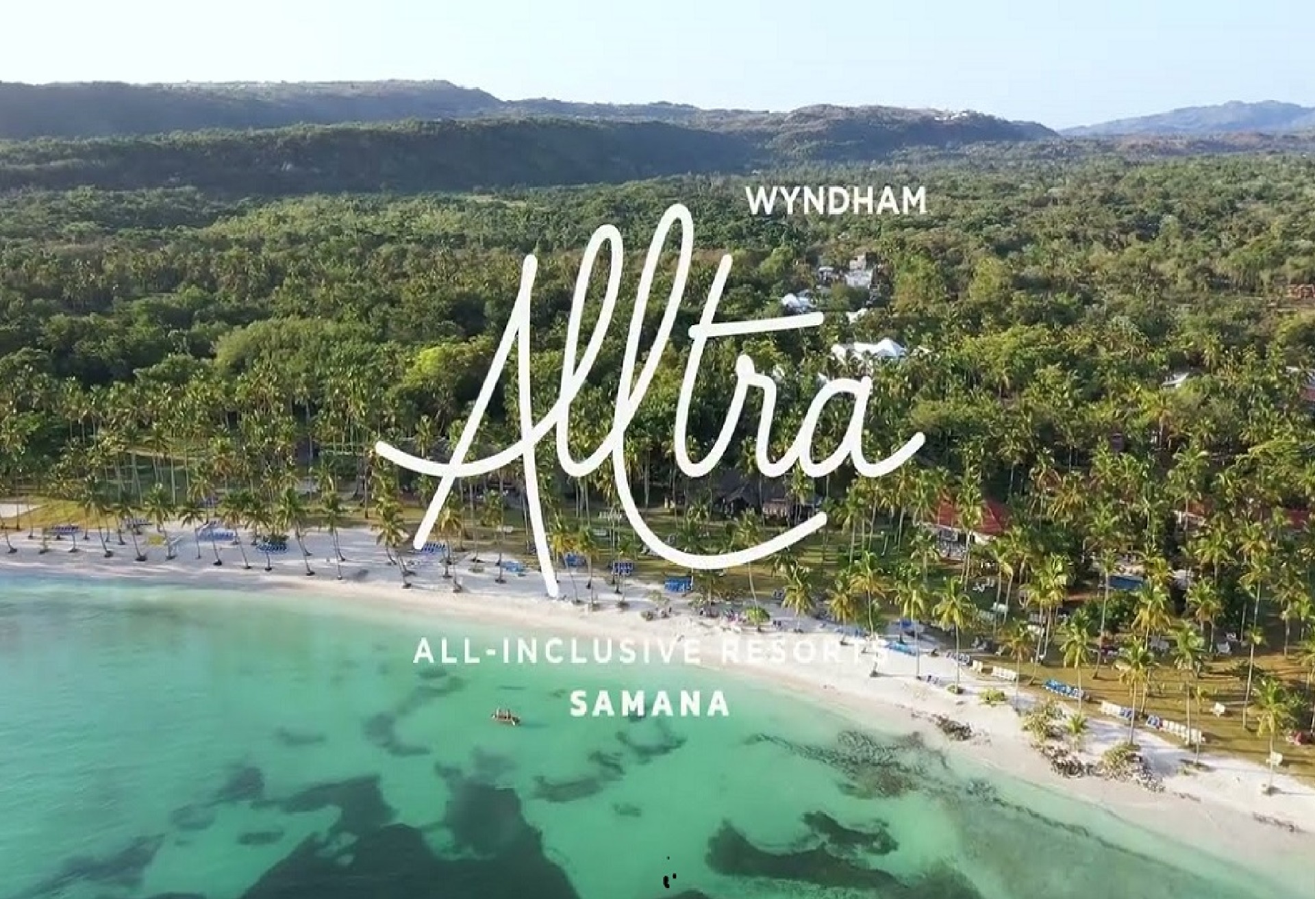 Promoting attractions of the new Wyndham Alltra Samaná